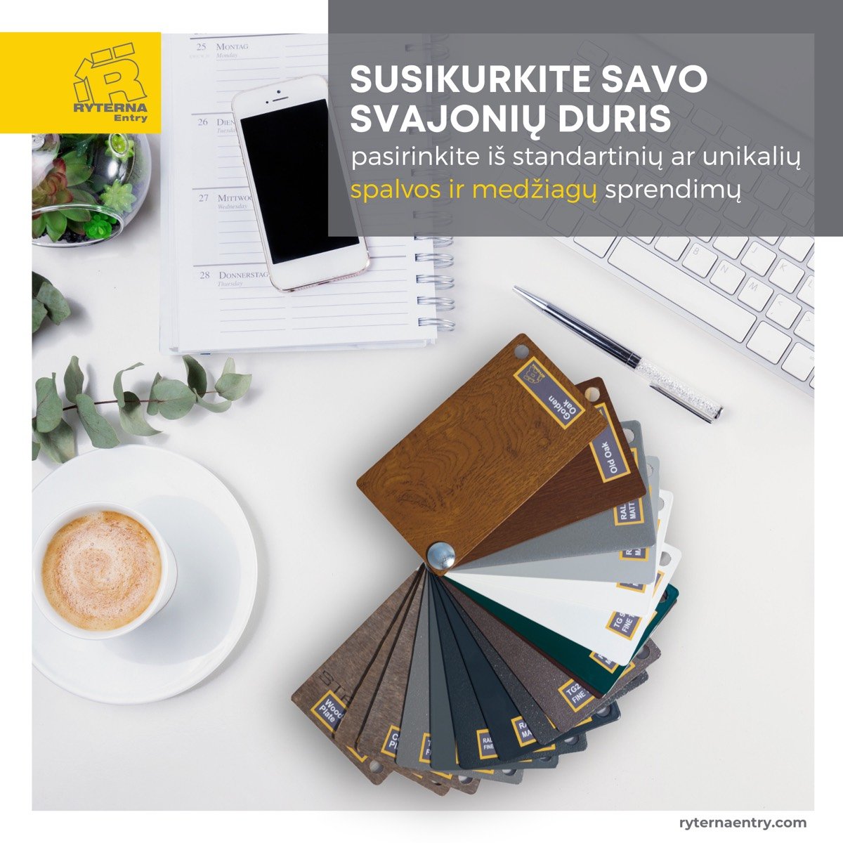 Ryterna Entry – socialinių tinklų turinys