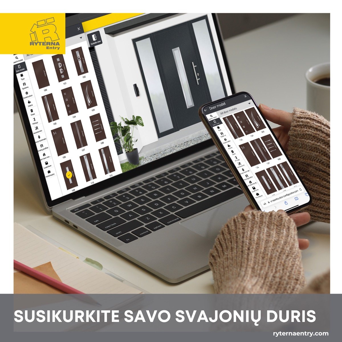 Ryterna Entry – socialinių tinklų turinys